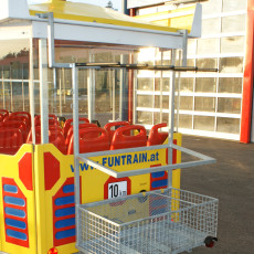 Funtrain skirack, skiträger, austattung, Bummelzug